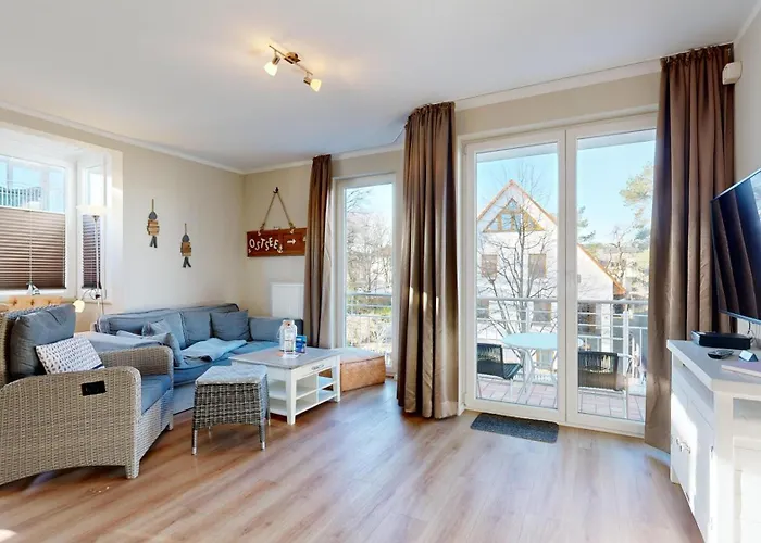 Apartman Strandnahe Mit Balkon, Residenz Bel Vital 03, Binz