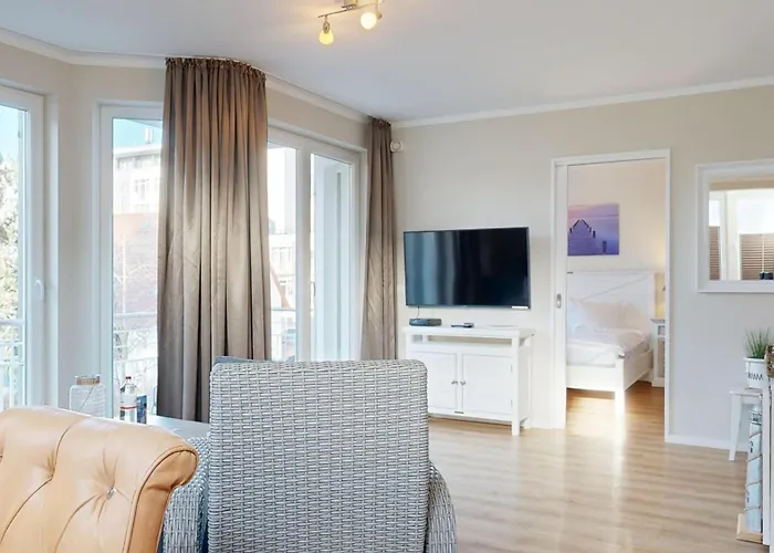 Apartman Strandnahe Mit Balkon, Residenz Bel Vital 03, Binz