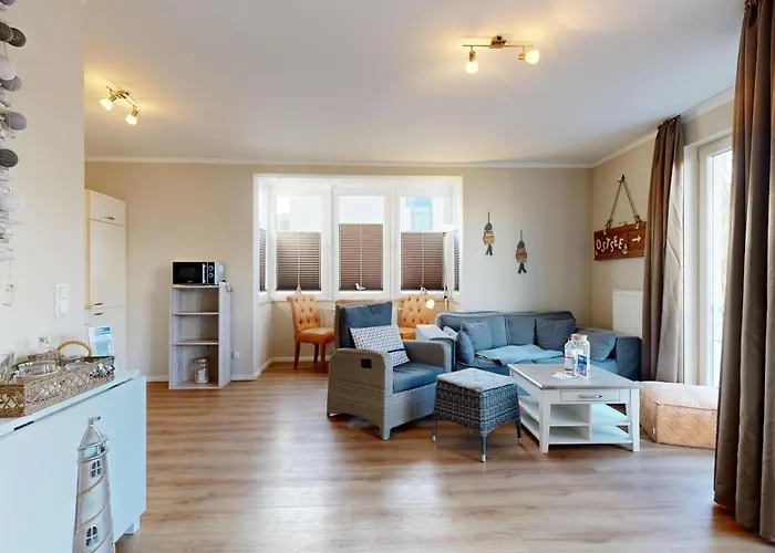 Strandnahe Mit Balkon, Residenz Bel Vital 03, Apartman